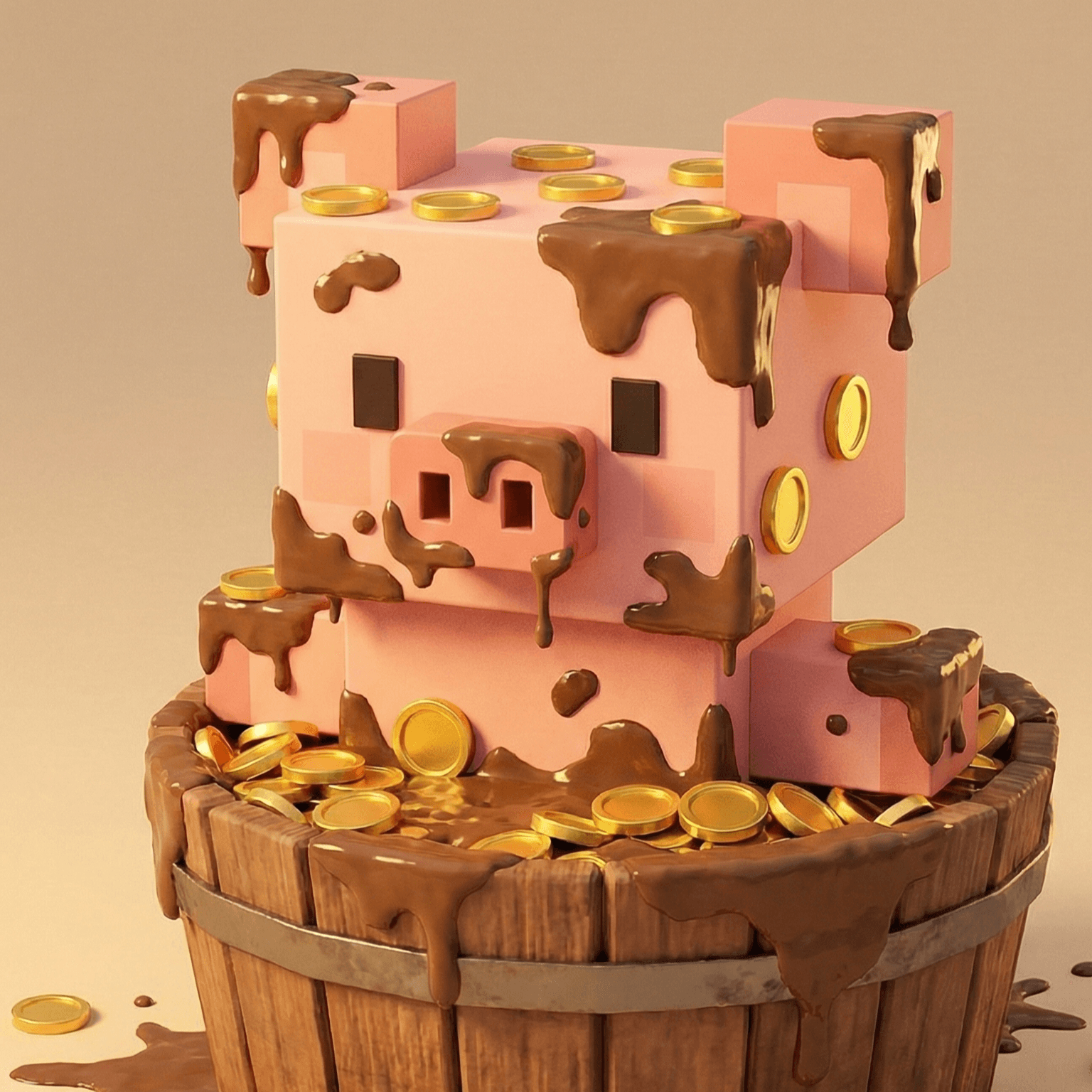 Porquinho Pixelado – O Cofrinho da Abundância